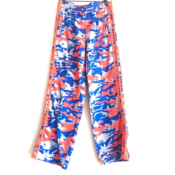 adidas Pants - Adidas x Missy Elliott track pants camo red blue S